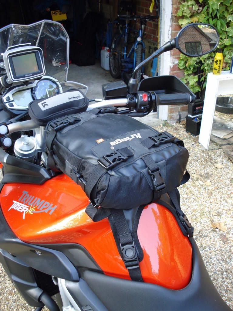 Kriega Tank Bags Accessories and Products Triumph Tiger 800 Forum